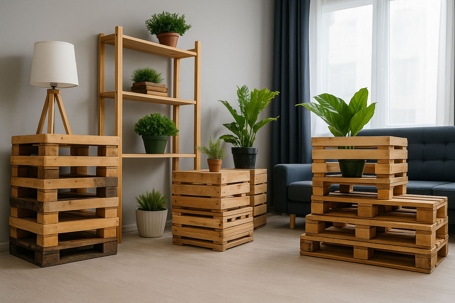 工業風軟裝室內外佈置